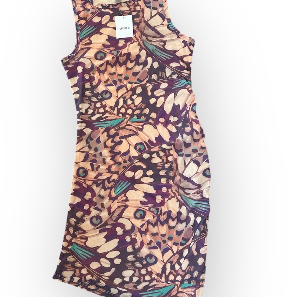 Forever 21 Butterfly wing midi dress Size L